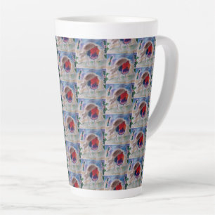 Christmas Robin  Latte Mug