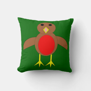 Christmas Robin Pillow