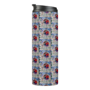 Christmas Robin Thermal Tumbler