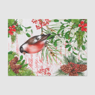 Christmas Robin Tissue Paper
