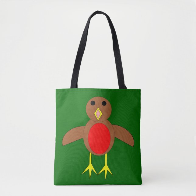 Christmas Robin Tote Bag (Front)