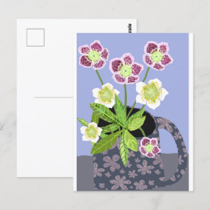 Christmas Rose Postcard