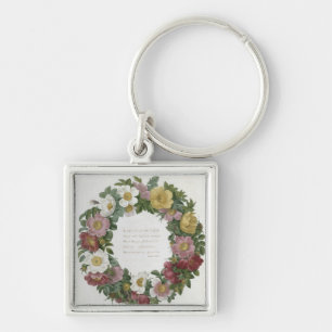 Christmas Roses Keychain