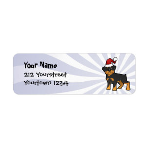 Christmas Rottweiler