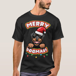 Christmas Rottweiler T-Shirt