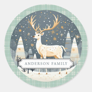 Christmas Round Stickers