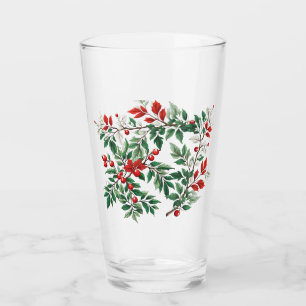 Christmas rowan glass