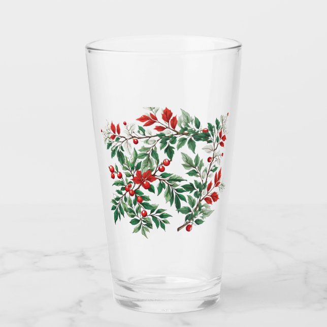 Christmas rowan glass (Front)