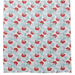 Christmas, Rowan, red, white, snowflakes