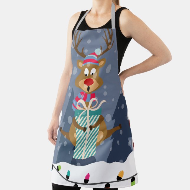 Christmas Rudolph Apron (Insitu)