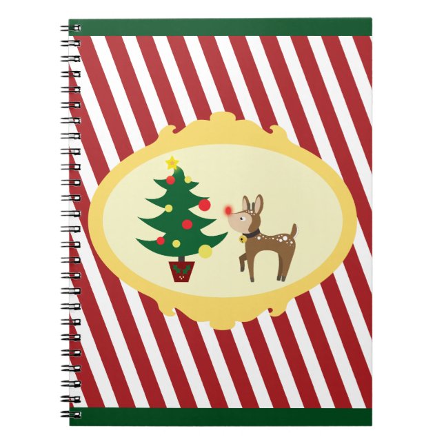 Christmas Rudolph Notebook (Front)