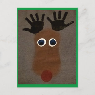 Christmas Rudolph the Red-Nosed Reindeer Postcard