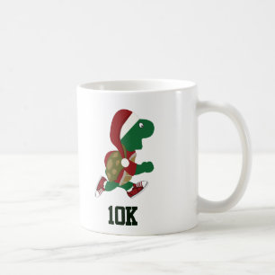 Christmas Running Turtle 10K Coffee Mug
