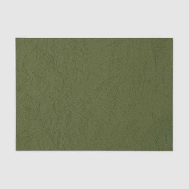 Christmas Rustic Green Tissue Paper (Front)