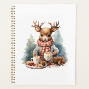 Christmas rustic journal spiral notebook planner 