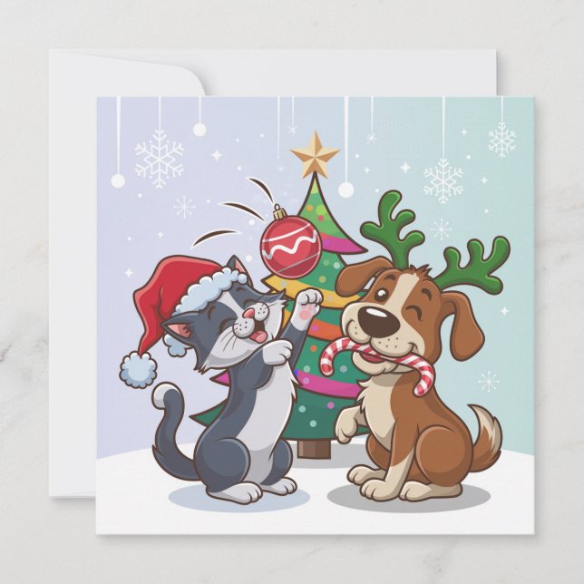 Christmas’s day holiday card (Front)