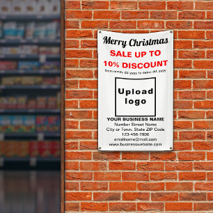 Christmas Sale Business White 2.5’ x 4’ Banner