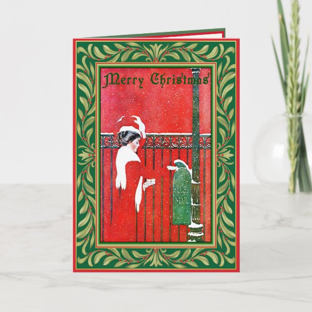 Christmas Salutations Holiday Card (Front)