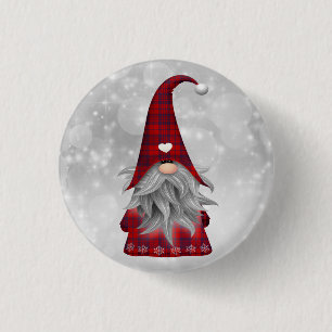 Christmas Santa     1 Inch Round Button