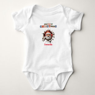 Christmas Santa 3D Print Infant Bodysuit