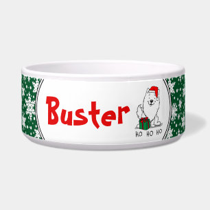 Christmas Santa American Eskimo Dog HO HO HO Cute