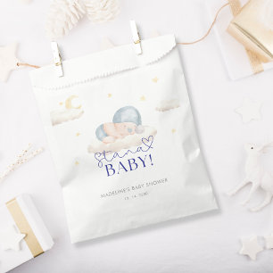 Christmas Santa Baby boy Shower  Favour Bag