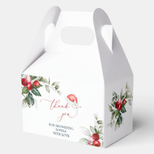 Christmas Santa Baby Shower Collection Favor Box