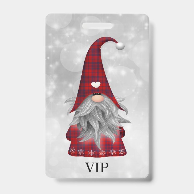 Christmas Santa       Badge (Front)