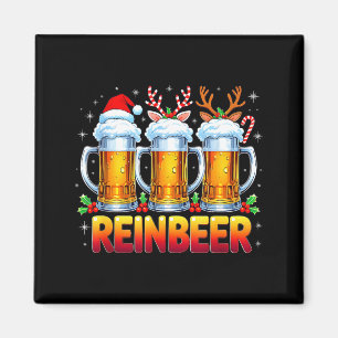 Christmas Santa Beer Lovers Funny Drinking Trend N Magnet