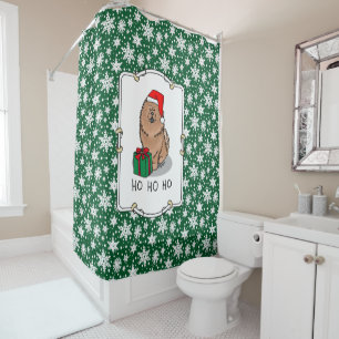 Christmas Santa Chow Chow Dog (cinnamon) Cute