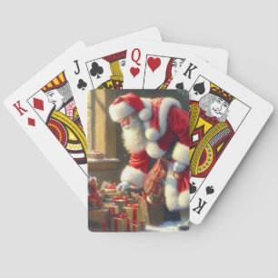 Christmas Santa Claus 3 Playing Cards