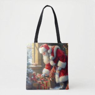 Christmas Santa Claus 3 Tote Bag