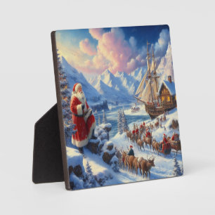 Christmas Santa Claus 6 Plaque