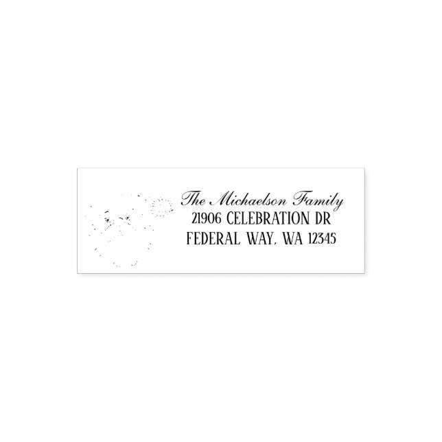 Christmas Santa Claus Address Self-inking Stamp (Design)