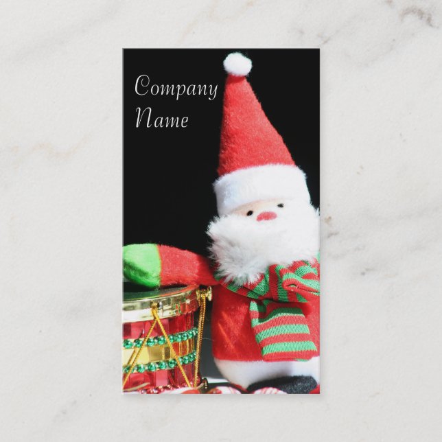 Christmas Santa Claus business cards (Front)