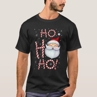 Christmas Santa Claus Candy Cane  by Christmas San T-Shirt