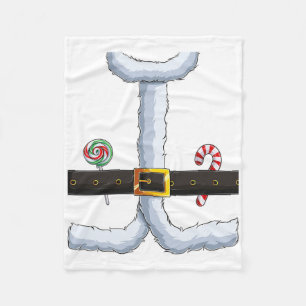 Christmas Santa Claus Costume Fun Santa Suit Xmas  Fleece Blanket