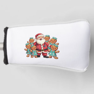 Christmas Santa Claus Gingerbread Nurses  Golf Head Cover