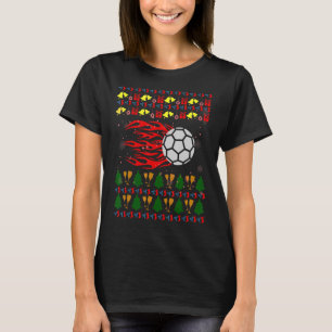 Christmas Santa Claus Handball Player Goalkeeper P T-Shirt