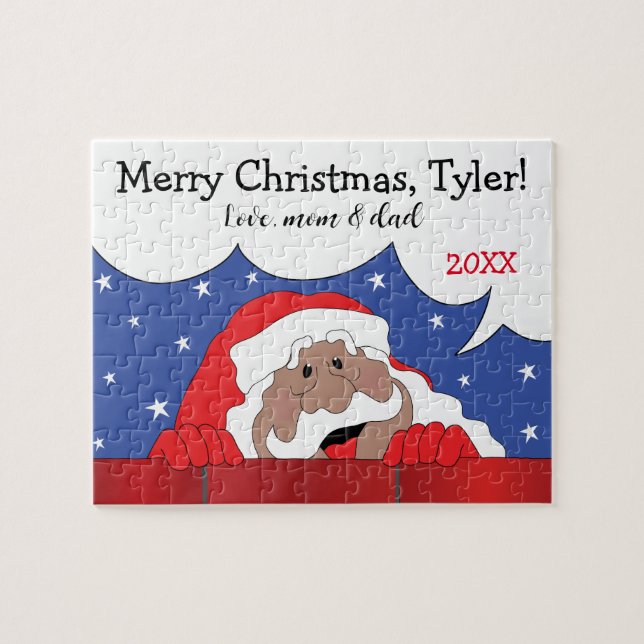 Christmas Santa Claus  Jigsaw Puzzle (Horizontal)