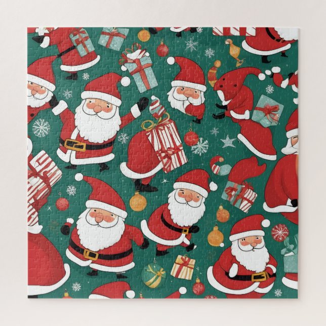 Christmas Santa Claus Jigsaw Puzzle (Vertical)