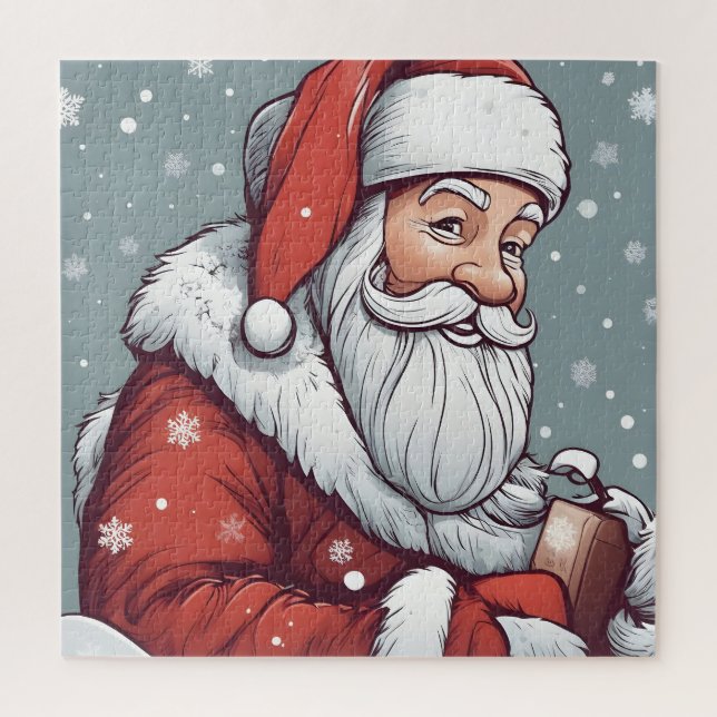 Christmas Santa Claus Jigsaw Puzzle (Vertical)