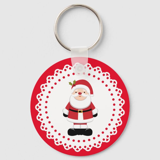 Christmas Santa Claus    Keychain (Front)