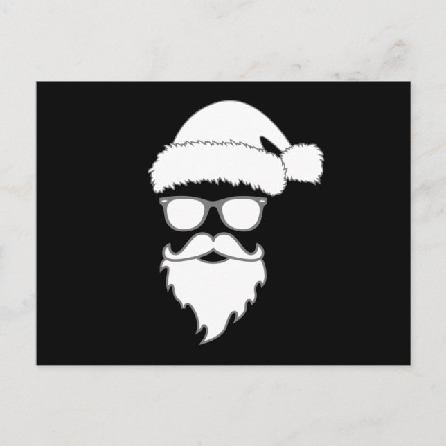 Christmas Santa Claus Merry Funny Gift Idea Postcard (Front)