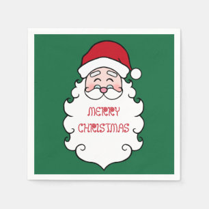 Christmas Santa Claus Party Paper  Napkin