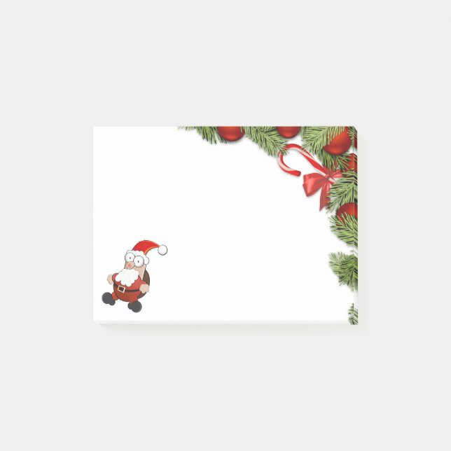 Christmas Santa Claus Post-it Notes (Front)