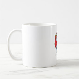 Christmas Santa Claus Riding French Bulldog Xmas B Coffee Mug