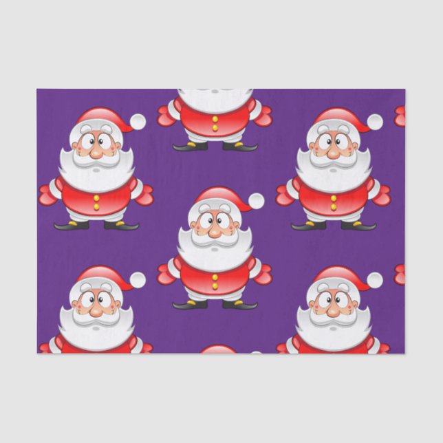 Christmas Santa Claus  Tissue Paper (Front)