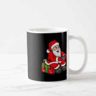 Christmas Santa Claus Video Gamer Controller Boys  Coffee Mug