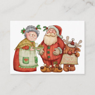 Christmas Santa Enclosure Card / Tag - SRF